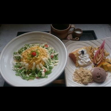 前橋のデザート付きランチがある和カフェ